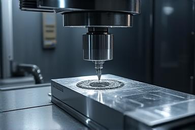 Precision CNC Machine in operation